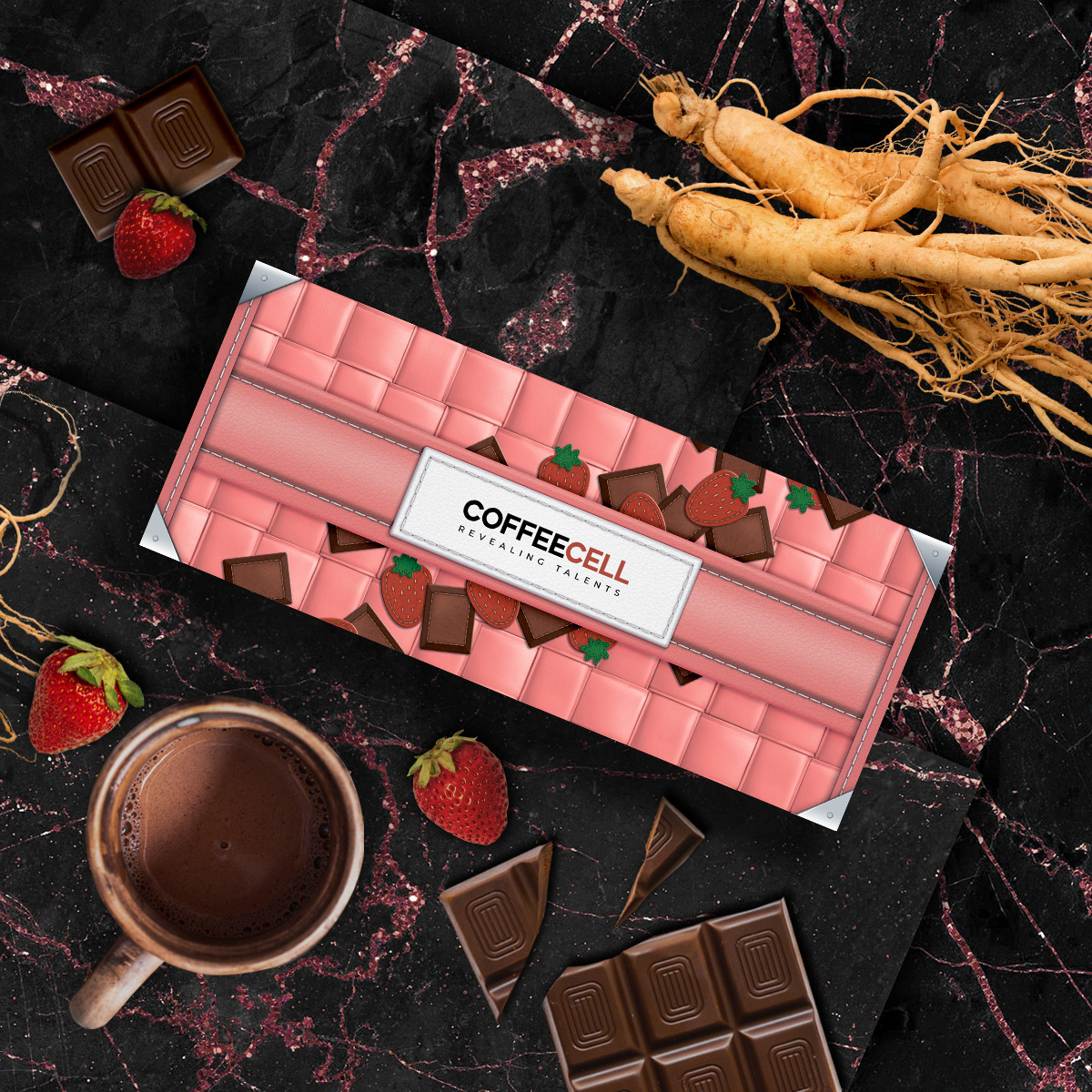 STRAWBERRY COCOA WITH IMPERIAL GINSENG